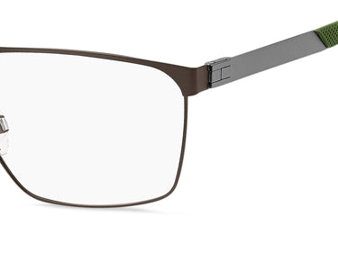 Premium Men Tommy Hilfiger Eyeglasses: TH 1861 - Matte Brown - SpecSMART Eye Clinic (Zoom View)